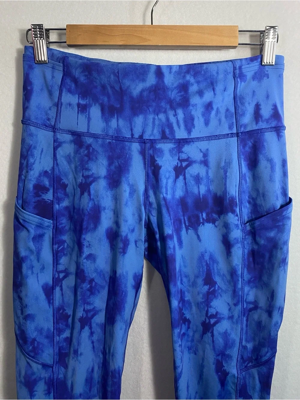 Lululemon Women’s Fast Free Tight II Game Day Blue Multi Reflective Size 8